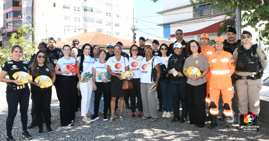 Ação conjunta promove conscientização e combate à violência contra a mulher