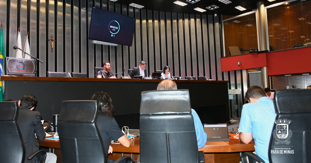 11ª Reunião Ordinária é realizada na Câmara